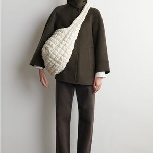 COS Cream Crossbody Bag